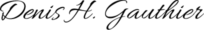 Logo Denis H. Gauthier